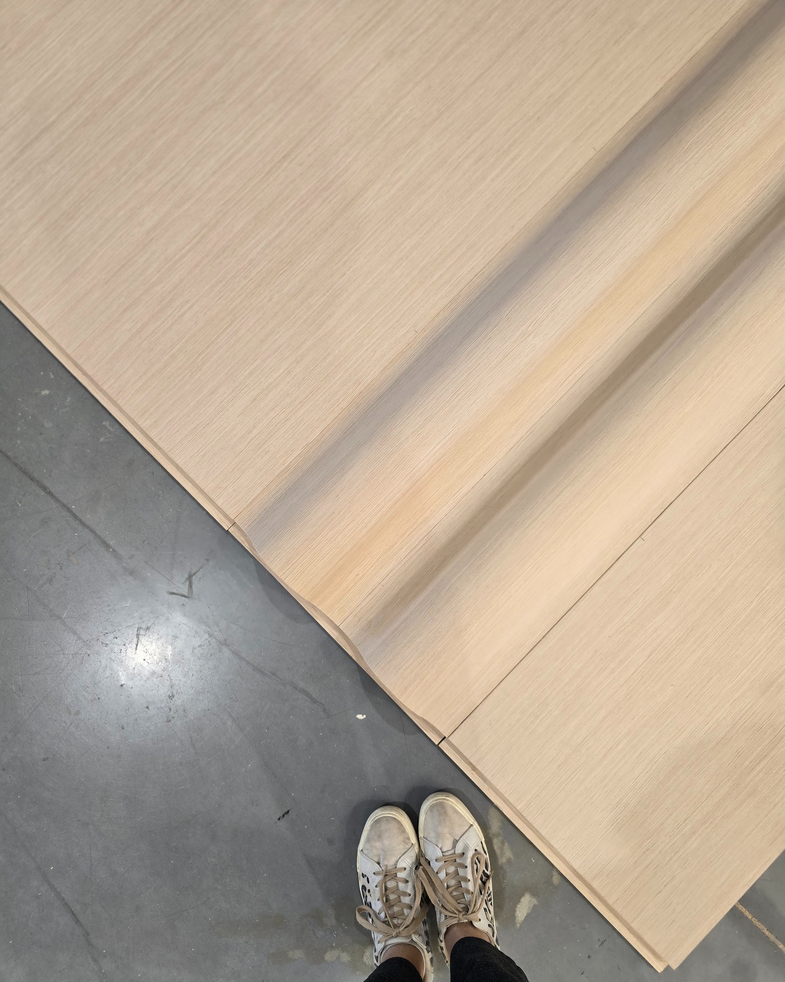 Premium oak veneer detail